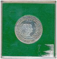 Svédország 1985. 100Kr Ag "Nemzetközi Ifjúsági Év" műanyag tokban T:UNC patina
Sweden 198...