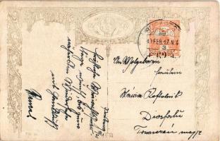 1913 Boldog Ünnepet! Országos Anya és Csecsemővédő Egyesület kiadása 936. sz. / Easter greeting art ...