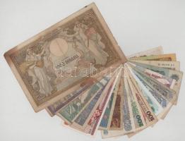 Vegyes 18db-os bankjegy tétel európai országokból T:F,VG
Mixed 18pcs of banknotes lot from European...