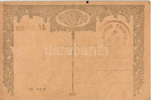 1934 Boldog Új Esztendőt! Országos Anya és Csecsemővédő Egyesület kiadása 932. sz. / New Year greeti...