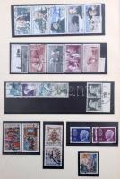 Svédország gyűjtemény iratrendezőben, benne füzetlapok, összefüggések