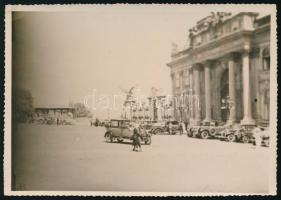 cca 1930-1940 Budapest, Királyi Vár, fotó, 8,5×12 cm