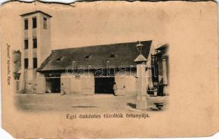 Eger, Egri önkéntes tűzoltók őrtanyája. Baross nyomda (b)