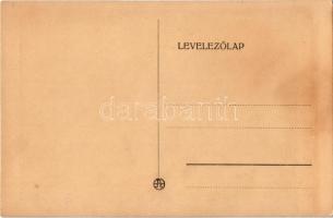 B.U.É.K. Boldog Újévet! Magyar folklór művészlap. Rigler J. E. / New Year greeting art postcard, Hun...