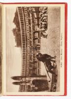 cca 1920-1930 Olaszország nevezetességeit bemutató leporellók, 4 db, kopottas állapotban
