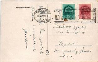 1942 Húsvéti üdvözlet. Magyar művészlap. Rigler József Ede R.J.E. 312. / Hungarian Easter greeting a...