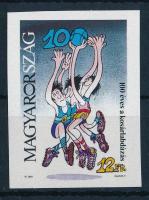 1991 100 éves a kosárlabdázás vágott bélyeg