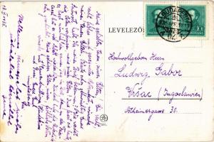 1935 Húsvéti üdvözlet. Magyar művészlap. Rigler József Ede R.J.E. 305. / Hungarian Easter greeting a...