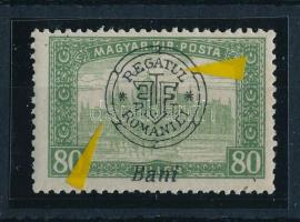Nagyvárad 1919 Parlament 80f lemezhibával, Bodor vizsgálójellel