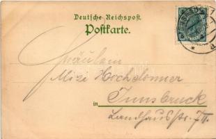 Deutsche Turnerschaft, Gut Heil! Verlag von Albert Hoffmann / German sport festival advertisement, c...