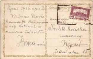 1926 Kellemes húsvéti ünnepeket! Magyar művészlap. Rigler József Ede R.J.E. / Hungarian Easter greet...