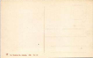 1908 XI. Deutsches Turnfest zu Frankfurt am Main 1908 / Frankfurt Sport Festival advertisement card,...