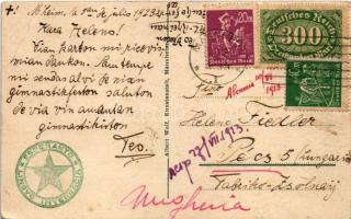 1923 Turn und Spielplatz des Turnverein-Mannheim v. 1846. Albert Wolf Kunstanstalt / sports field, E...