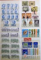 Magyar tétel sok újdonsággal, kevés postatisztával, 8 lapos A/4 berakóban