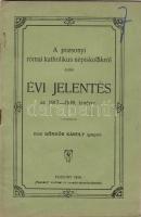 A pozsonyi római katholikus népiskolákról szóló jelentés 1917/18 tanévre; Pázmány irodalmi és nyomda Rt.