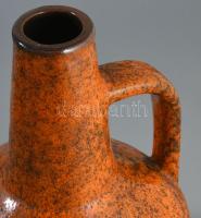 Pesthidegkút füles váza, minimális mázhibával, m: 27,5 cm