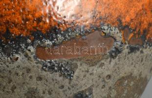 Pesthidegkút füles váza, minimális mázhibával, m: 27,5 cm