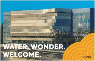 2017. 50Ft Cu-Ni "17. FINA Vizes Világbajnokság" első napi veret sorszámozott emléklapon, ...