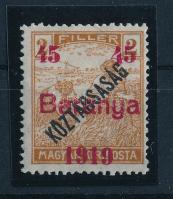 Baranya 1919 Köztársaság/Arató 45/2f, Bodor vizsgálójellel