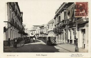 Huelva Sagasta street with Chevrolet shop photo