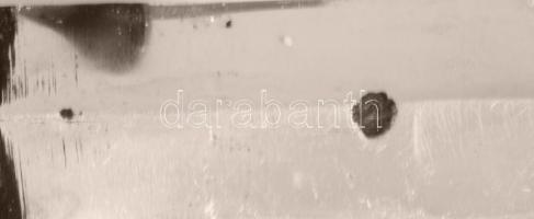 Levélbontó kés, egyedi készítésű markolattal, h: 20 cm