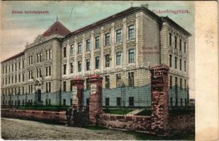1907 Kiskunfélegyháza, Kunfélegyháza; Állami tanítóképezde. Royko B. tankönyvek reklámja és saját ki...