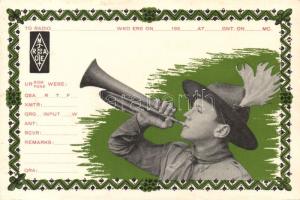 Hungarian Boy-scout radio-amateur