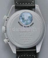 Omega X Swatch - Moonswatch - Mission to Earthphase férfi karóra. Működik, leírással, díszdobozban