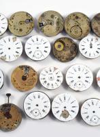 Kis doboznyi sokdarabos óraszerkezet tétel, értékes összeállítás