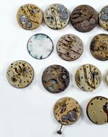 Kis doboznyi sokdarabos óraszerkezet tétel, értékes összeállítás