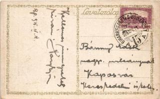 1925 Boldog húsvéti ünnepeket! Magyar művészlap. Rigler József Ede R.J.E. / Hungarian Easter greetin...