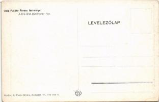 Lánc-lánc-eszterlánc. Magyar folklór művészlap. Rigler József Ede R.J.E. / Hungarian folklore art po...