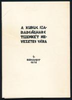 Imre Lajos (1936-): A kuruc szabadságharc tizenkét nevezetes vára, Imre Lajos fametszetei, 1976. 1+1...