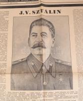 1953 A Szabad Nép XI. évfolyamának 3 db száma a Sztálin haláláról szóló cikkekkel