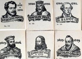 Haranghy Jenő (1894-1951): Jeles magyar történelmi személyek portréi (Bem József, Kinizsi Pál, Dobó ...