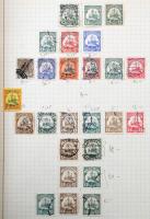 Szép gyűjtemény jobb darabokkal, hozzá gyarmatok, megszállások, Saar, Felső-Szilézia, stb. Érdemes m...