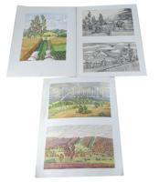 Rizmajer János (működött a XX. sz. végén Balassagyarmaton): 5 db rajz (Ipolymenti táj, Ipoly árterület stb.). Akvarell, tus, papír, mindegyik jelzett, 19×28,5 és 33,5x24,5 cm