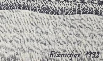 Rizmajer János (működött a XX. sz. végén Balassagyarmaton): 5 db rajz (Ipolymenti táj, Ipoly árterül...