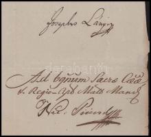 1796 Pálffy Károly József Jeromos (1735-1816) magyar és erdélyi udvari kancellár, Lányi József kance...