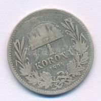 1894KB 1K Ag "Ferenc József" T:VF,F Adamo K5