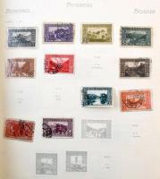 Magyar és balkáni országok kezdő régi gyűjtemények, néhány száz bélyeg + blokk nagy Gobát albumban