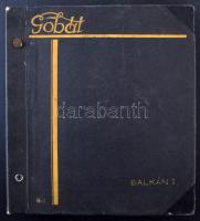 Magyar és balkáni országok kezdő régi gyűjtemények, néhány száz bélyeg + blokk nagy Gobát albumban