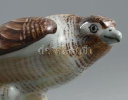 Aquincum vércse Kézzel festett, jelzett, hibátlan m: 8 cm