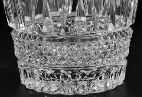 Kristály jégvödör hibátlan m: 14 cm, d: 13 cm