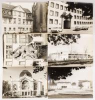 cca 1960-1980 Gera (Németország, NDK) a szocializmus idején, 12 db fotó, 17x23 cm