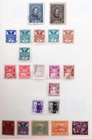 Románia, Csehszlovákia, Szlovákia országgyűjtemények a kezdetektől a 40-es évekig füzetben. Szép any...