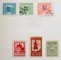 Románia, Csehszlovákia, Szlovákia országgyűjtemények a kezdetektől a 40-es évekig füzetben. Szép any...