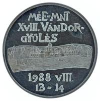 Lantos Györgyi (1953-) 1988. "MÉE-MNT XVIII. Vándorgyűlés / Türr István" peremén jelzett A...