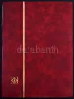 24 lapos Leuchtturm A4-es berakó (benne néhány száz Hivatalos és modern portó bélyeg)