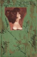 Erika art-nouveau litho